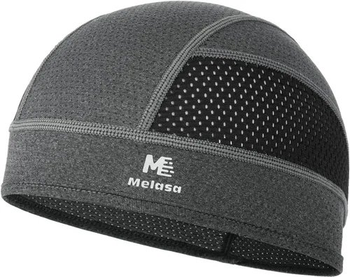 Miniatura 18 de MELASA Gorras de calavera refrescante, forro de malla ligera debajo del casco, ciclismo, motocicleta, casco duro para hombres y mujeres
