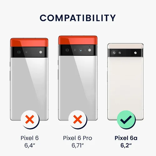 Miniatura 6 de kwmobile Funda Compatible con Google Pixel 6 Pro - Funda de teléfono de silicona TPU con acabado suave - Azul Arrecife