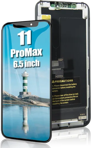 EFAITHFIX para iPhone 11 Pro Max Reemplazo de Pantalla de 6.5 Pulgadas LCD Visualización 3D Touch Pantalla Full HD Digitalizador Marco de Montaje