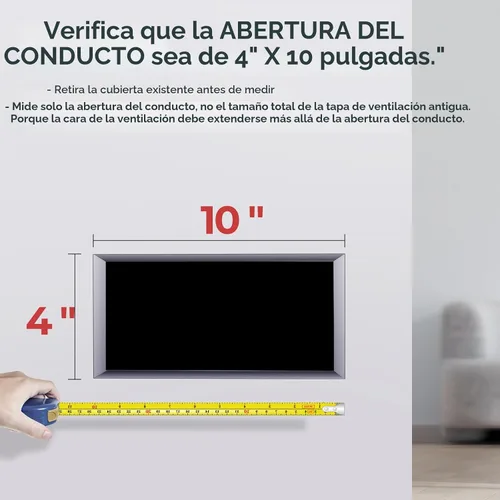 Miniatura 3 de BIOWIND Ventilador silencioso de refuerzo de registro se adapta a agujeros de registro de 4" x 10", ventilador de salida de aire acondicionado de 10