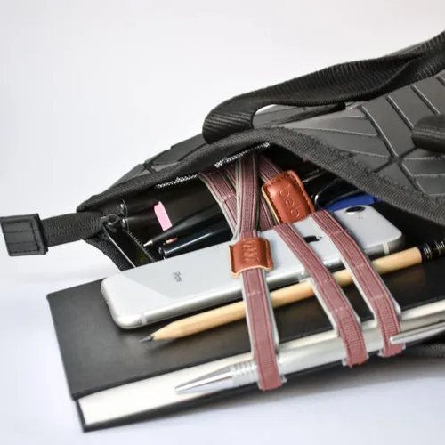 Miniatura 9 de Beblau TWIST PACK (S & L incluido) Organizador portátil elástico que se puede conectar a tu portátil, portátil, pantalla de PC.. Cualquier cosa!