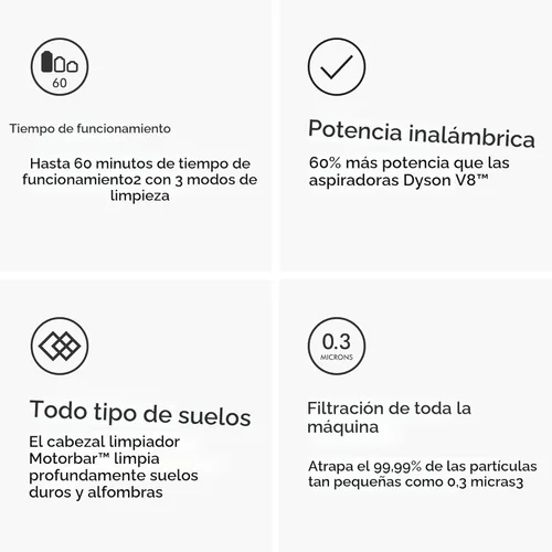 Miniatura 4 de Aspiradora inalámbrica de palo Dyson V11, grande, níquel/azul