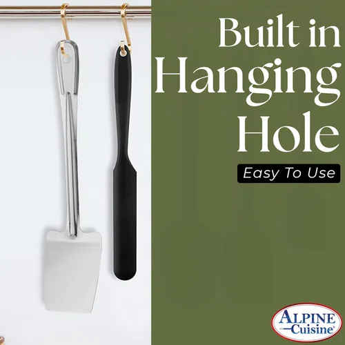 Miniatura 3 de Alpine Cuisine Espátula - Padre (acero inoxidable, 13" sólido)