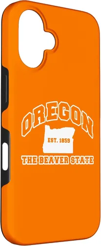 Miniatura 3 de iPhone 16 Oregon Souvenir Vacation Est 1859 The Beaver State Adults Case