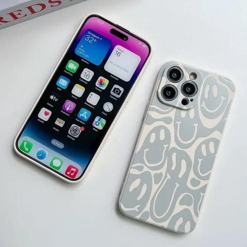 Miniatura 5 de Bonita funda para teléfono compatible con iPhone 13 Pro Max, fundas de silicona líquida, diseño femenino de caricaturas, goma de gel suave de negro