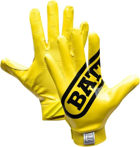 Miniatura 15 de Battle Guantes de fútbol con receptor ancho de doble amenaza, agarre ultra adherente, ajuste de compresión
