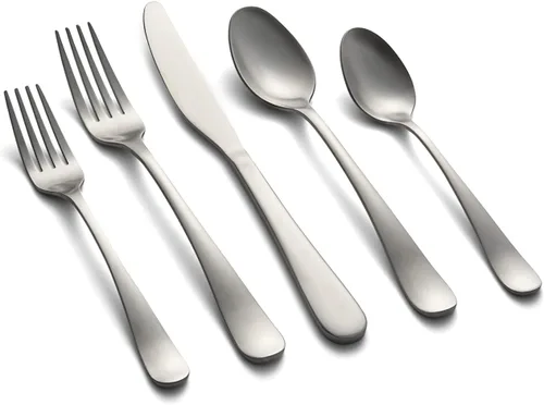 Miniatura 12 de Cambridge Silversmiths Rhiannon Black Satin - Juego de cubiertos de 20 piezas, servicio para 4 Negro