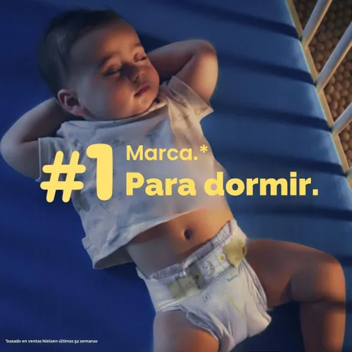 Miniatura 9 de Pampers ZZZ Pañales Nocturnos, Talla 7 (41+ libras), 36 Unidades, Protección Nocturna Pañales Desechables para Bebé, Protección Nocturna contra