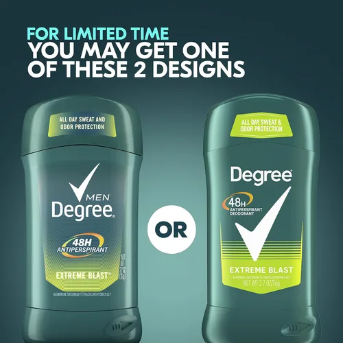 Miniatura 4 de Degree Men Original Protection, Desodorante antitranspirante 48 horas de protección contra el sudor y el olor, ráfaga extrema antitranspirante