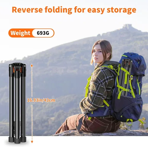 Miniatura 12 de XXZU Trípode de pie de 72 pulgadas para tablet, soporte para tablet con cabeza de bola de 360°, soporte de piso ajustable en altura con funda