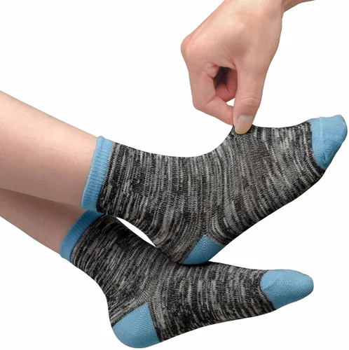 Miniatura 3 de Calcetines para niños calcetines de tobillo para niños pequeños y niñas 1-14 años 12 pares de calcetines atléticos de media amortiguación