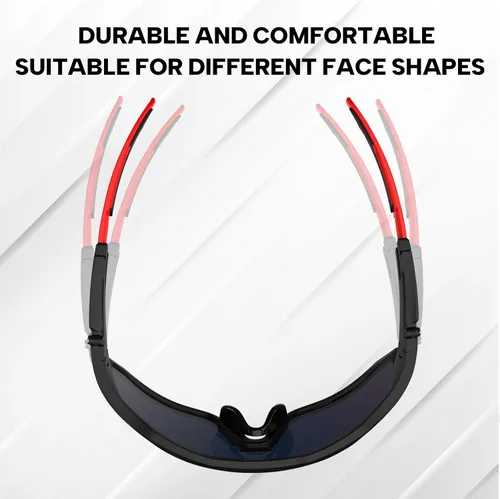 Miniatura 3 de BUCKLOS Gafas de sol polarizadas para ciclismo y correr para hombres y mujeres, protección UV400, gafas de sol TR90 para bicicleta, béisbol