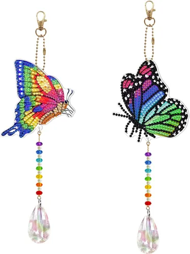 Miniatura 10 de Kit de pintura de diamante con forma especial de corazón de amor, 2 piezas, taladro especial, arte de diamante, luz solar, ventana para atrapar