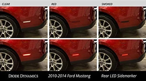 Miniatura 4 de Diode Dynamics Marcadores laterales LED ámbar/rojo compatible con Ford Mustang 2010-2014
