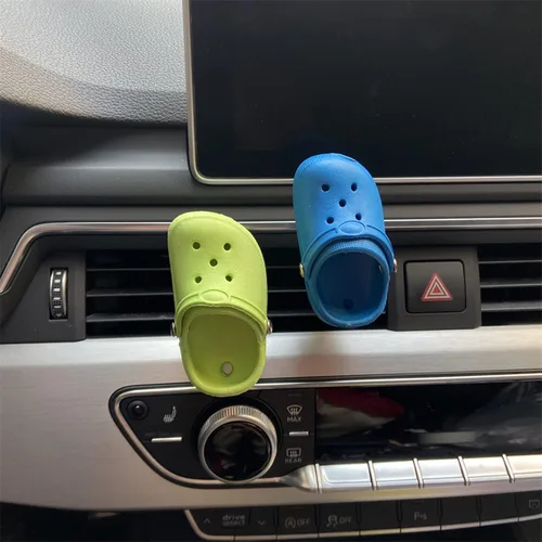 Miniatura 3 de 2 piezas de linda forma de zapato aromaterapia ventilación coche Love Air Stone Creative Perfume Car Difusor de coche Clip de perfume acondicionador