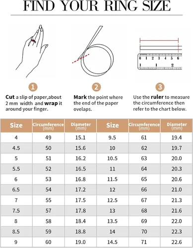 Miniatura 6 de JALOKIVI 1.4CT 925 Sterling Silver Engagement Rings for Women Heart Cut Halo Cubic Zirconia Promise Rings for Her Size 4-12