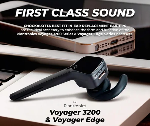 Miniatura 2 de Almohadillas de repuesto intrauditivas compatibles con Plantronics Poly Voyager 3200/Edge