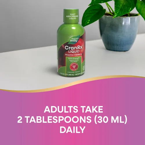 Miniatura 6 de Nature's Way CranRx Extra Strength Cranberry 1,000 mg, D-manosa + Vit C + Hibisco, 16 onzas líquidas