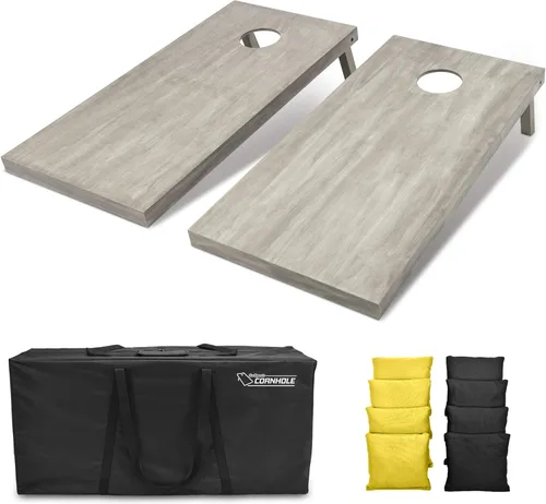Miniatura 23 de GoSports Juego de tablas de cornhole de madera de tamaño reglamentario de 4 x 2 pies, incluye funda de transporte y bolsas de frijoles