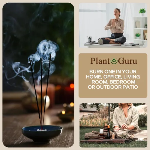 Miniatura 6 de Black Butter - Varillas de incienso exóticas de 11 pulgadas, 1 paquete a granel de 45 a 50 varillas, aroma natural de 11 pulgadas de larga duración