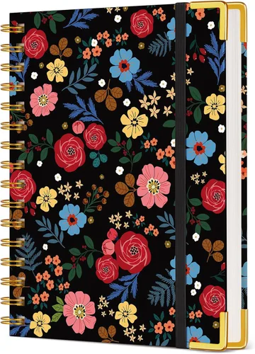 Miniatura 14 de Diario en Espiral Lindo para Mujeres, Cuaderno de 200 Páginas con Líneas 8.5” x 11”, A4 de Gran Tamaño con Tapa Dura en Espiral con Papel Grueso