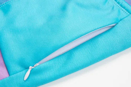 Miniatura 5 de Chaqueta térmica de invierno para mujer, a prueba de viento, para clima frío, pantalones de bicicleta, conjunto de ropa softshell cortavientos