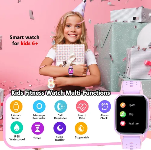 Miniatura 2 de Reloj inteligente para niños y adolescentes, no necesita teléfono, rastreador de actividad física para niños y niñas, reloj con 19 modos deportivos