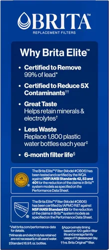 Miniatura 13 de Filtro de recambio para jarra de agua Brita, Duradero