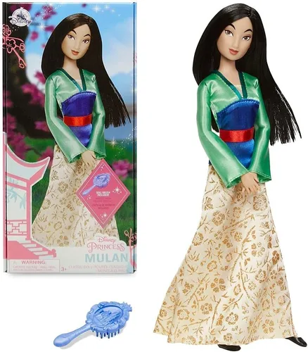 Miniatura 9 de Disney Store Muñeca Clásica de Princesa para Niña (Mérida), 11 Pulgadas, Incluye Cepillo con Detalles Moldeados, Juguete Totalmente Posable