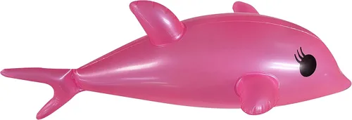 Miniatura 6 de Juguete inflable de delfín perlado azul y rosa de 22 pulgadas (juego de 2) inflable para playa junto a la piscina