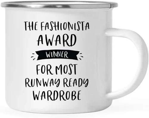 Miniatura 12 de Andaz Press Taza de café de acero inoxidable de 11 onzas con diseño de fogata, regalo divertido para compañero de trabajo, ganador del premio