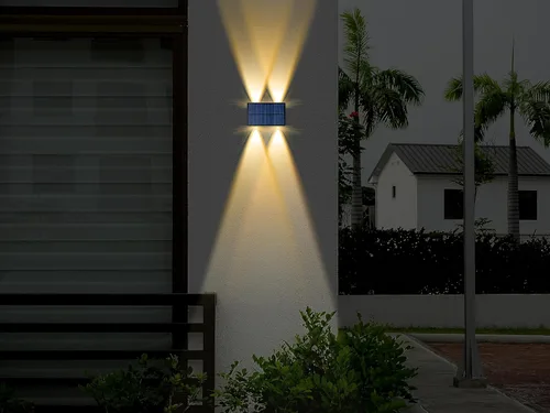 Miniatura 4 de Luces solares para iluminación exterior, arriba y abajo, luz solar para exteriores, dos modos de iluminación, encendido/apagado automático, IP65