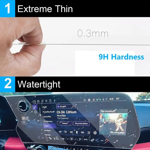 Miniatura 3 de TTCR-II Protector de pantalla compatible con Chevy Blazer EV 2024-2025, pantalla de navegación transversal, para Blazer EV 2024-2025, protector