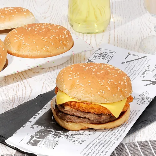 Miniatura 7 de CAKETIME Moldes para magdalenas de 4 pulgadas, moldes de huevo de silicona jumbo antiadherentes para sándwiches de desayuno, molde redondo
