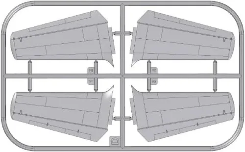 Miniatura 8 de Roden 063-1/72 - North American AJ-1 Savage, kit de modelo de plástico a escala
