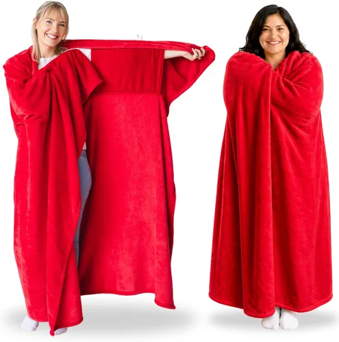 Miniatura 15 de Super Blanky Wearable Blankets for Women and Men, Graduation Day Gift for Her, Fathers Day Gift, Wife Birthday Gifts Ideas Azul Aurora