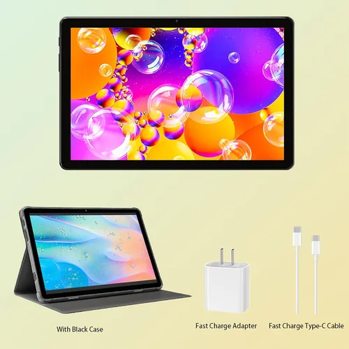 Miniatura 8 de Tablet Android de 10.1 pulgadas, tableta Android 15 para adultos con procesador Octa-Core, 12 GB de RAM 128 GB ROM (hasta 2 TB), pantalla de 1280 ×