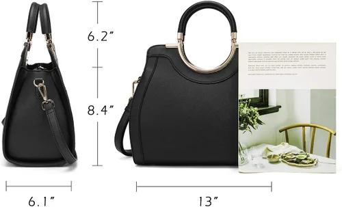 Miniatura 3 de LJOSEIND Bolsos de diseñador para mujer, bolsos de hombro estructurados