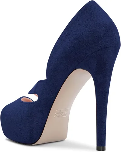 Miniatura 3 de Castamere Sandalias de tacón alto de aguja para mujer, con puntera abierta, sin cordones, para boda