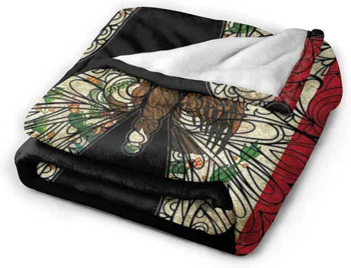 Miniatura 2 de Manta cálida con diseño de bandera mexicana de México, manta cálida de microfibra ultra suave, manta de franela para sala de estar, sofá cama