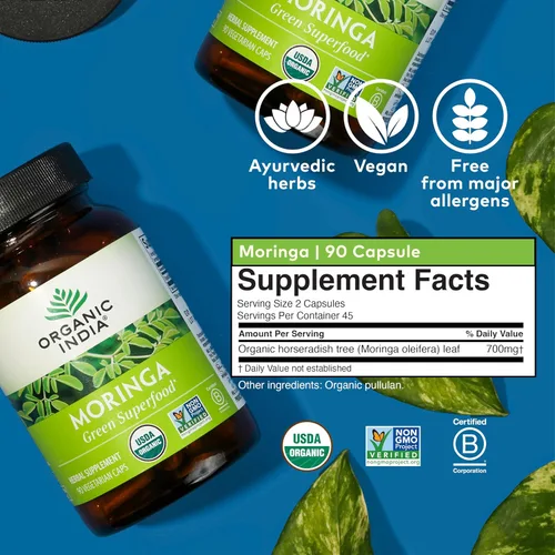 Miniatura 6 de Essential Nutrition, Súperalimento complejo de polvo de morango de la India orgánico, Abundante en vitaminas, minerales y aminoácidos, polvo de hoja