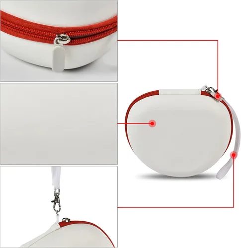 Miniatura 4 de Funda para auriculares Skullcandy Crusher/Hesh/Evo Wireless Over-Ear Bluetooth para JLab JBuds Lux ANC, para auriculares TOZO HT3/HT2 y más Blanco