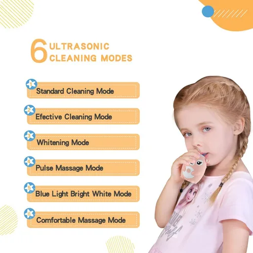 Miniatura 2 de Cepillos de dientes eléctricos para niños Rosa 2-6 Años