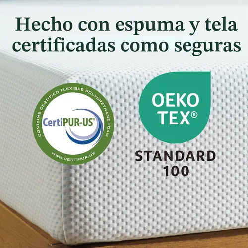 Miniatura 2 de Zinus Colchón de espuma viscoelástica refrescante de té verde de 8 pulgadas [nueva versión], matrimonial, sin fibra de vidrio, firmeza media, espuma