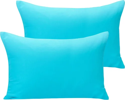 Miniatura 30 de NTBAY Fundas de almohada de microfibra para niños pequeños con cierre de sobre, paquete de 2 fundas de almohada 100% de microfibra cepillada, súper
