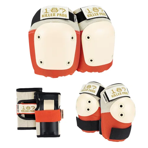 Miniatura 8 de 187 Killer Pads Conjunto de Seis Almohadillas, Coderas, Rodilleras y Muñequeras - Ideal para Skateboarding, Patinaje sobre Ruedas y Patinaje