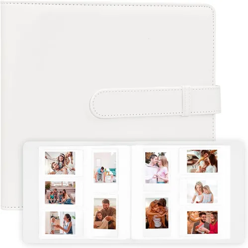 Miniatura 13 de Veicevol Álbum de fotos de 640 bolsillos para cámara Fujifilm Instax Mini, cubierta de cuero, álbum de fotos para cámara instantánea Instax Mini 12