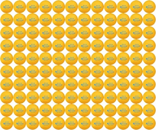 KEVENZ Paquete de 60 pelotas de ping pong de 3 estrellas, pelota de tenis de mesa avanzada de 1.57 pulgadas + mm, pelotas de ping pong al aire