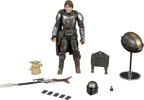 Miniatura 2 de Star Wars The Black Series Din Djarin (El mandaloriano) y el niño
