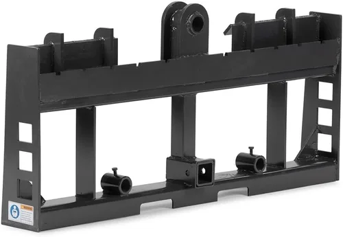 Miniatura 10 de Titan Attachments Marco de horquilla de palet serie Economy, cuchillas de horquilla de 36 pulgadas, conexión de enganche rápido para minicargadora